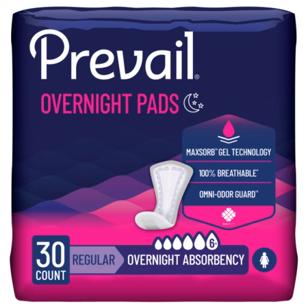 Prevail Overnight Pads